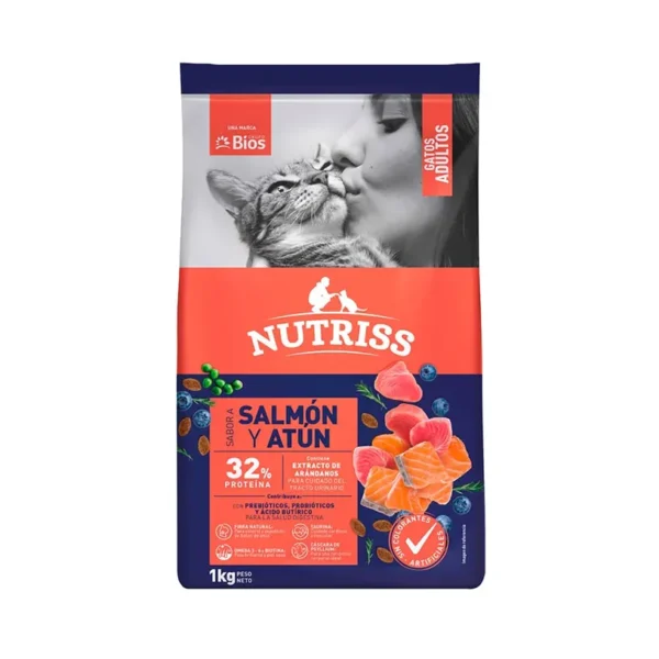 Nutriss Gato Salmón y Atún<br>1 Kg