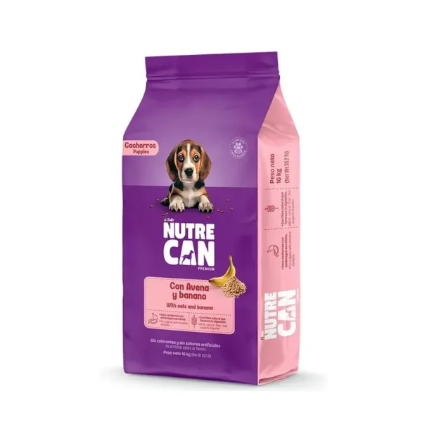 AvenaBanana Nutrecan Cachorro Banano y Avena 2 Kg