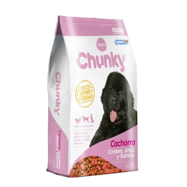 Chunky Cachorro Cordero Arroz y Salmón 4 Kg