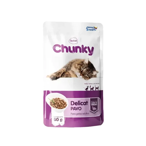 Delicat_Pavo Chunky Delicat Trozos Pavo 80 Gr