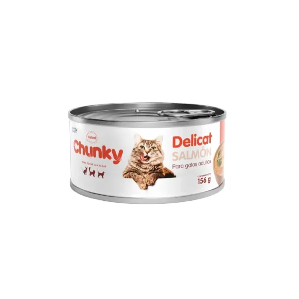 Delicat_Salmon_Lata Chunky Delicat Salmón 156 Gr