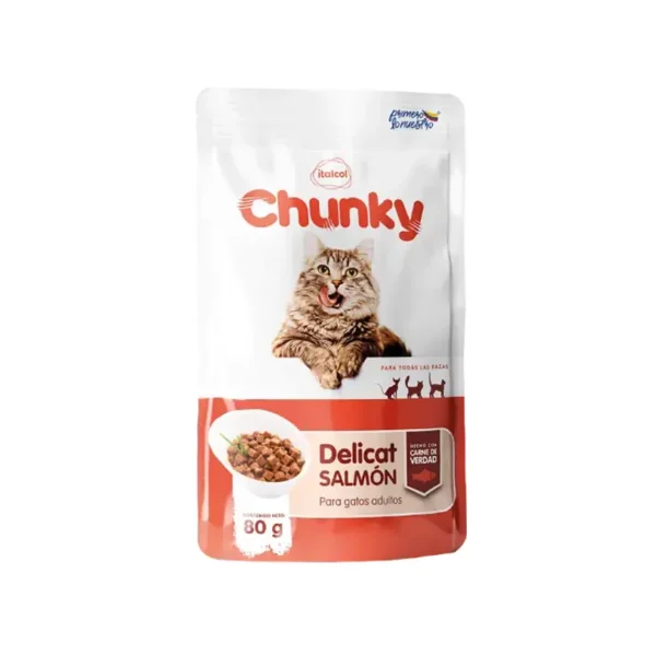 Chunky Delicat Trozos Salmón 80 Gr