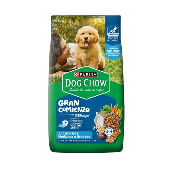Dog Chow Gran Comienzo Cachorro Medianos y Grandes<br>1 Kg