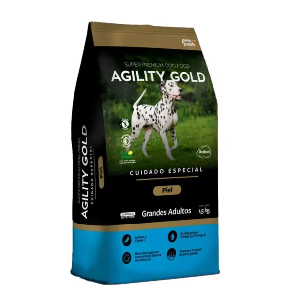 GAP Agility Gold Grandes Adultos Piel 8 Kg