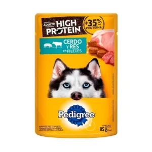 HPCerdoRes Pedigree High Protein Cerdo y Res 85 Gr