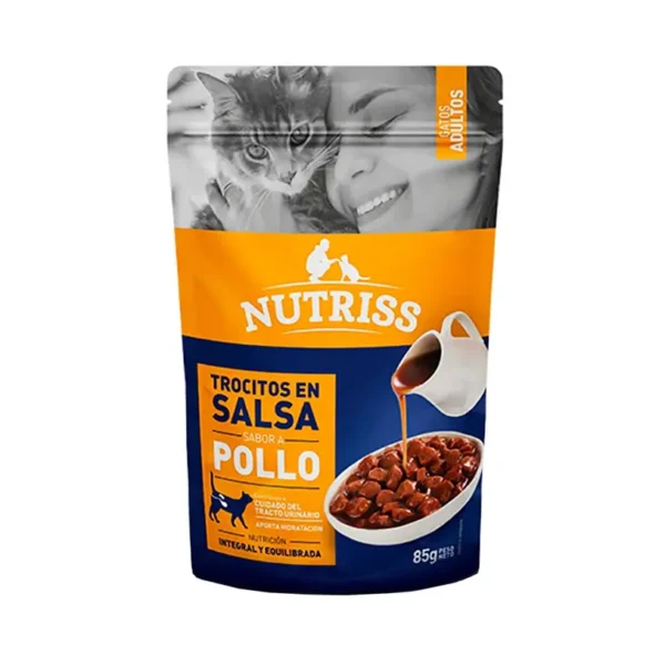 Nutriss Trocitos Pollo en Salsa 100 Gr