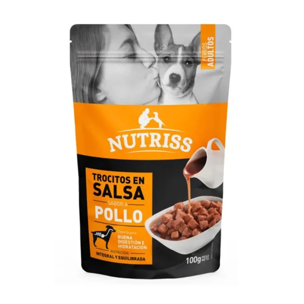 Nutriss Trocitos Pollo en Salsa 100 Gr