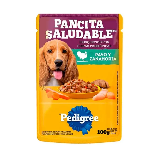 Pedigree Pancita Saludable Pavo y Zanahoria 100 Gr