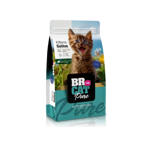 Kitten Slmon Br For Cat Pure Gatitos Salmón 3 Kg