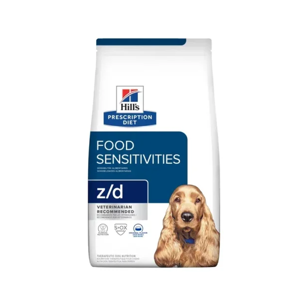 ZDFoodSensitive Hills Prescription Diet Food Sensitivities Z/D 8 Lb