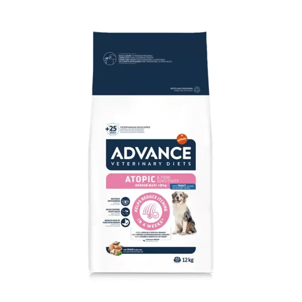 Atopic Sensitive Med-Maxi Advance Veterinary Diets Atopic & Food Sensitivity Medium/Maxi 3 Kg