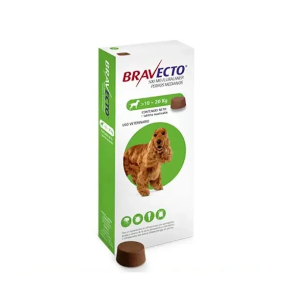Bravecto 10 a 20 Kg