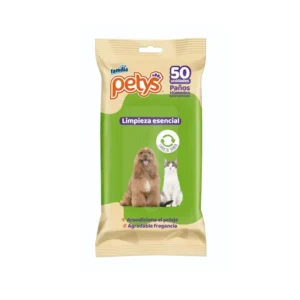 Paños Yellow Petys Paños Húmedos Petys Limpieza Esencial 50 Und