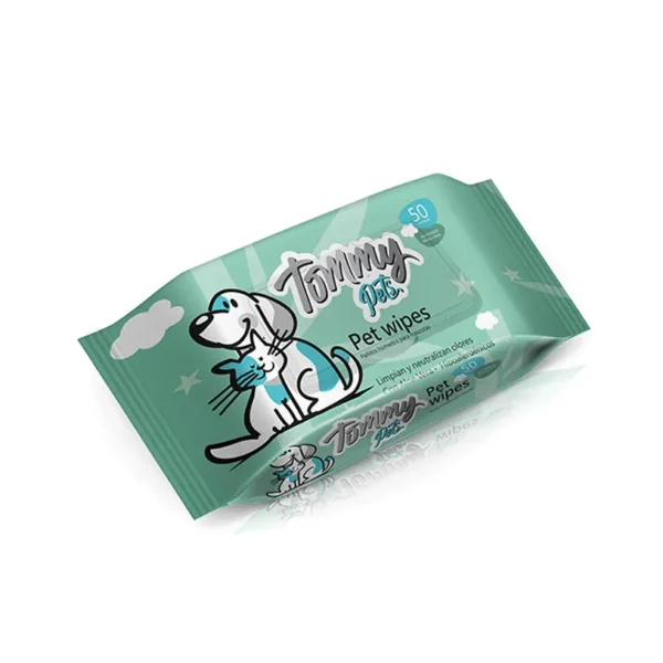 Paños Húmedos Tommy Pets 50 Und