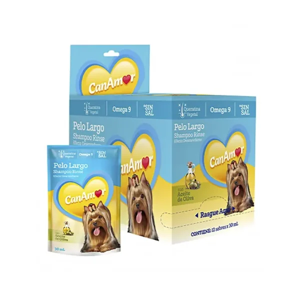 SHAMPOO-RINSE-sobre CanAmor Shampoo Rinse Pelo Largo Sobre 30 ml