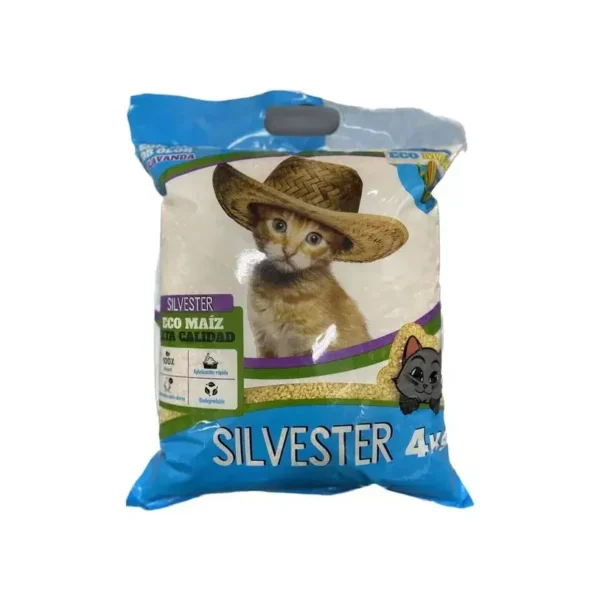 SilvesterMaiz Arena de Maíz Silvester<br>4 Kg Café