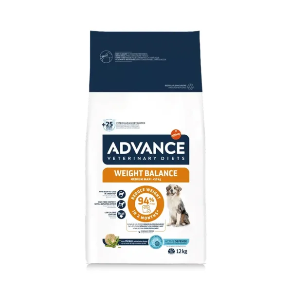 Weight Balance Med-Maxi Advance Veterinary Diets Weight Balance Medium/ Maxi 12 Kg