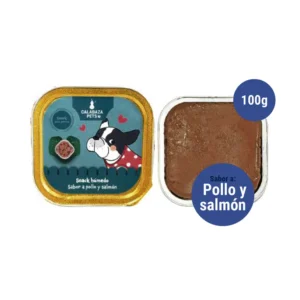 Bandeja Húmedo Perro Pollo y Salmón 100 Gr
