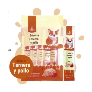 Cremoso Perro Ternera y Pollo 5 Und