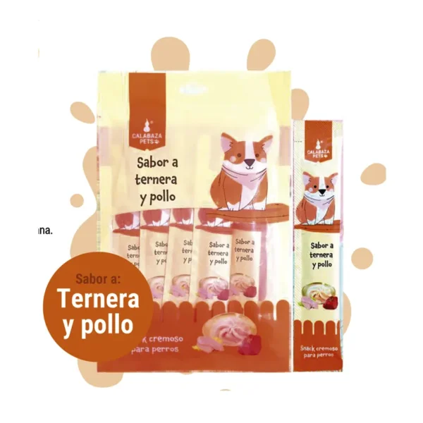 Cremoso perro pollo ternera Cremoso Perro Ternera y Pollo 5 Und