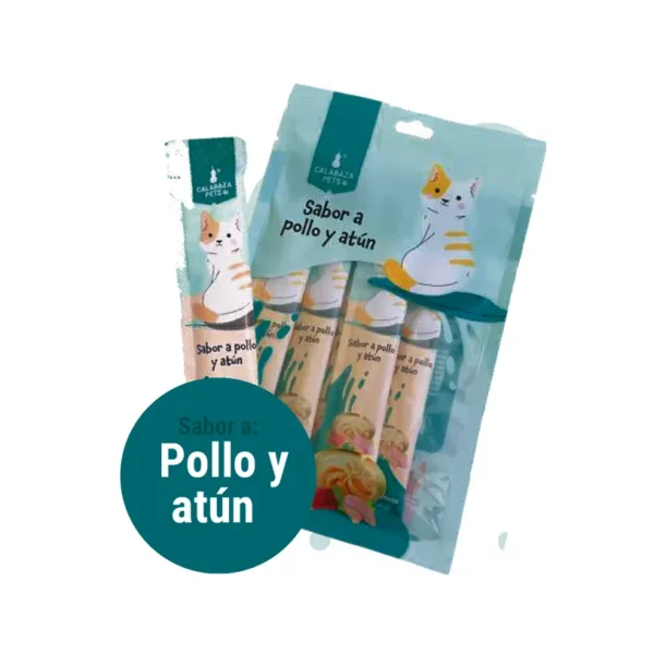 Cremoso Gato Pollo y Atún 5 Und