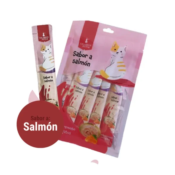 Cremoso slmon Cremoso Gato Salmón<br>5 Und