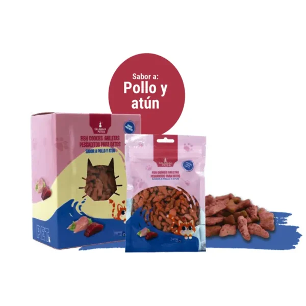 Fish Cookies Gato - Pollo y Atún 220 Gr