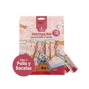 Fishy Chick Bar Pollo y Bacalao 5 Und.
