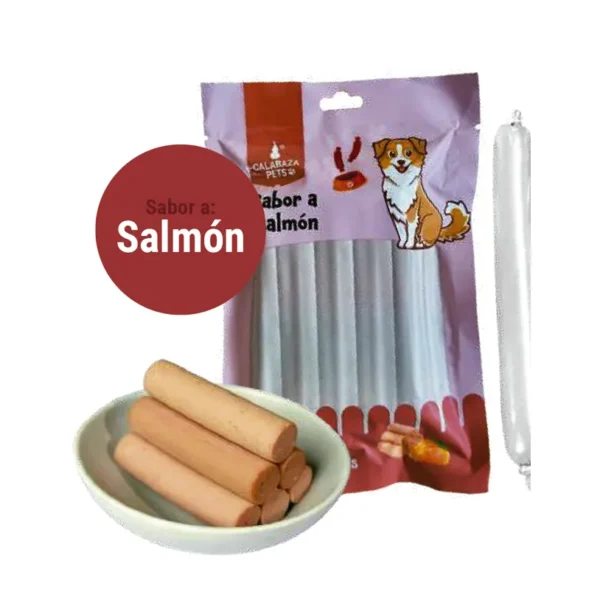 Salchicha Mascotas Salmón 10 Und