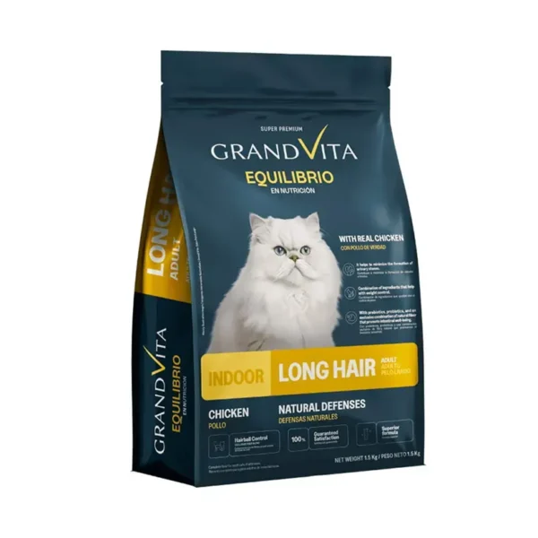 Pelos Largos Grand Vita Equilibrio Gato Pelo Largo 8 Kg